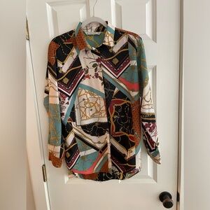 Zara Basic Pattern Blouse